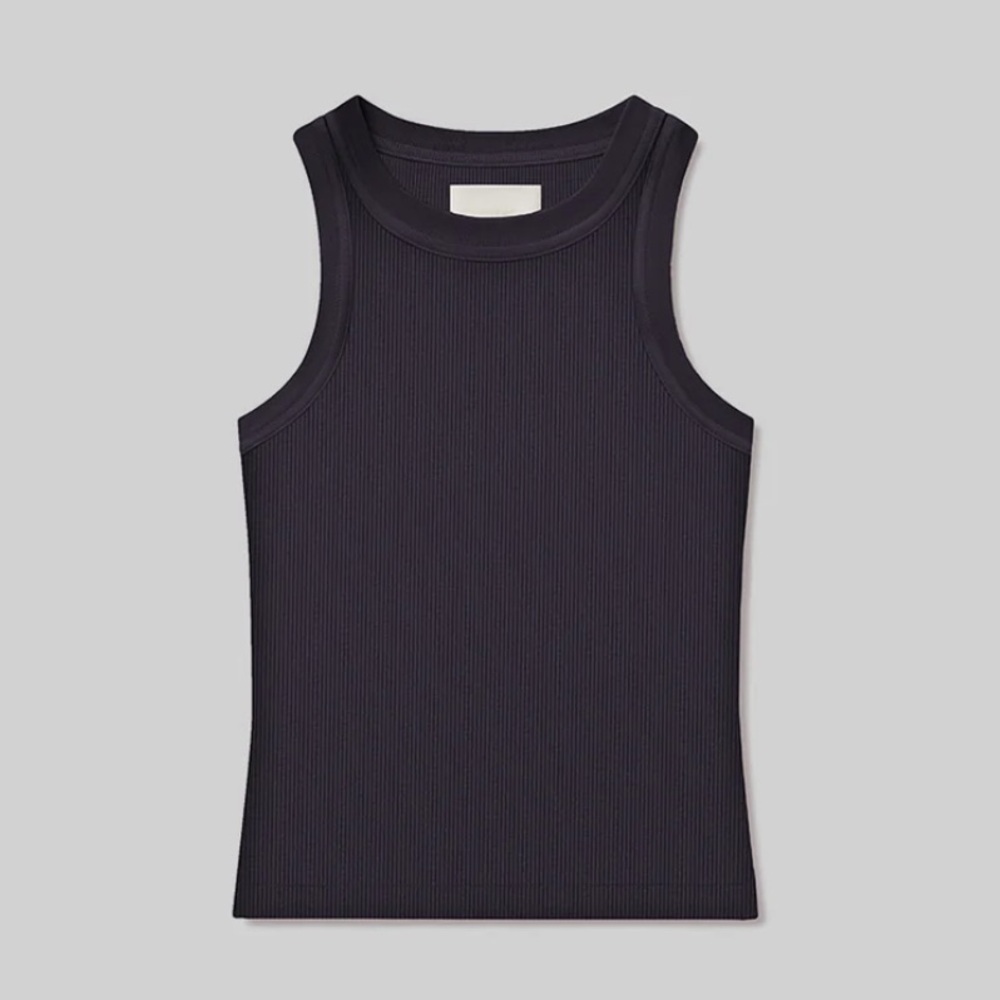 Citizens Of Humanity Isabel Rib Tank Charcoal - Picture 4 of 8